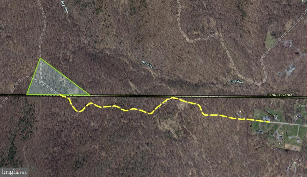 Property photo #22 for 6.74+/- Acres Dry Run Rd / Polecat Hollow Rd, Mercersburg, PA 17236